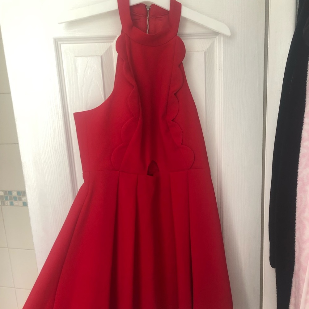 BCBG red dress